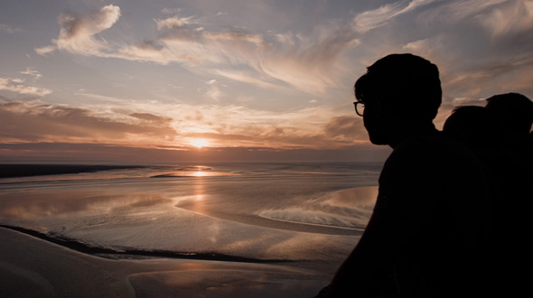 Mont-Saint-Michel – Coucher de soleil © Marie-Anaïs Thierry