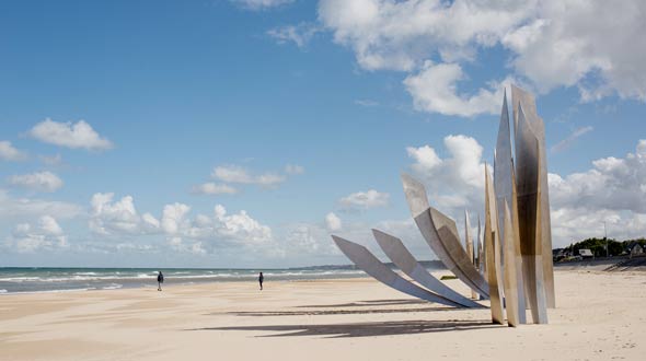 Monument Les Braves (sculpteur Anilore Banon), Omaha Beach © Marie-Anaïs Thierry