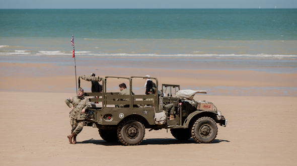 Plage d'Omaha Saint-Laurent-sur-Mer - 80e D-Day © Marie-Anais Thierry